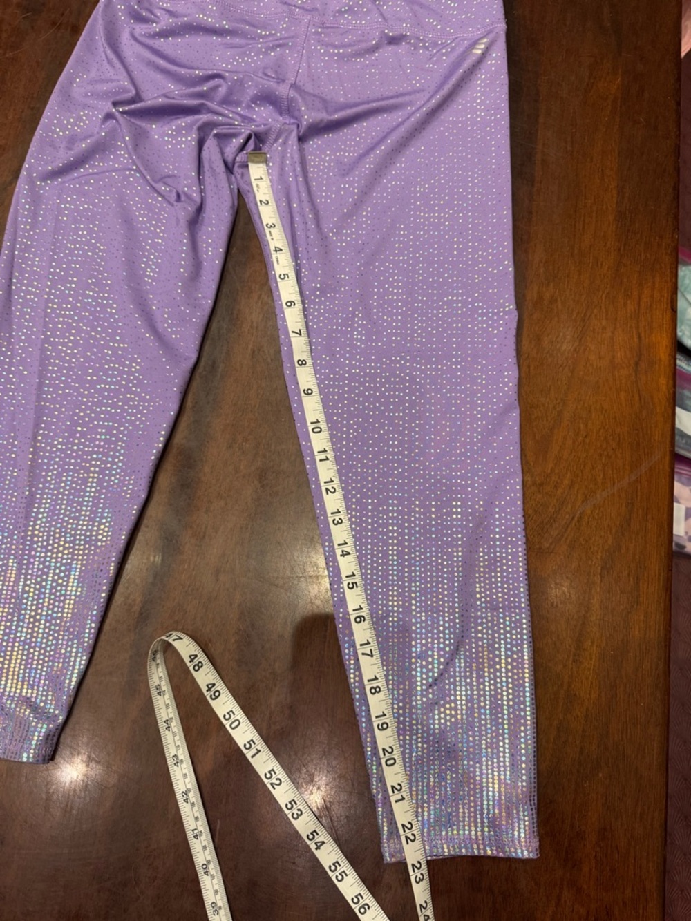 bcg Purple Holographic Dot Leggings - Picture 3 of 6